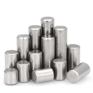 <span class=keywords><strong>Goupille</strong></span> <span class=keywords><strong>cylindrique</strong></span> d'alliage et de zinc d'OEM en acier de retour en vrac argenté droit disponible en acier au carbone d'acier inoxydable - Product Image 3