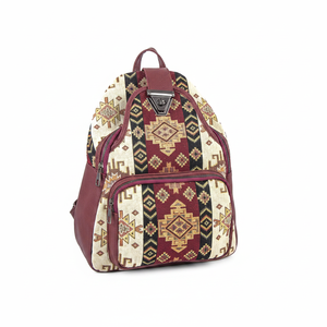 Kilim diseñado color Burdeos tejido turco mochila - Product Image 2