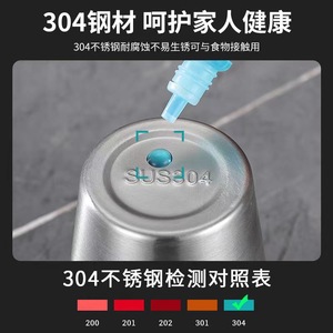 304 Stainless Steel Double Layer Cup 175ml Lightweight Portable Outdoor Camping Water Cup - Product Image 5