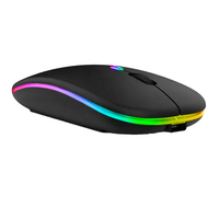 Promo Panas Mouse Wireless BT 2.4G USB X1 Isi Ulang untuk Pengisian Daya Mouse Nirkabel Senyap untuk Laptop PC