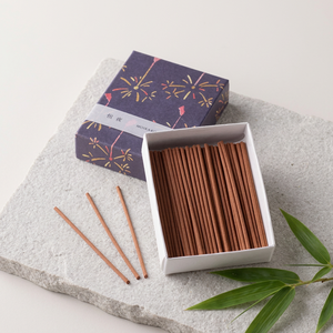 Bâtons d'encens aromatiques en bambou Kyoto Kosaido, parfum Ambre Gris, 20g chacun, 90 bâtons, boîtes emballées, durée de combustion 15-17 minutes - Product Image 5