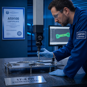 Fabrication sur mesure de tôles en acier inoxydable 17-4 PH pour pièces aérospatiales - Product Image 3