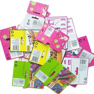 High Quality Packaging Paper Card Printing Color Irregular <b>Cardboard</b> Small Label Hanging Tag Back Card Customization - Product Image 1