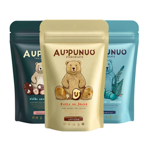 Custom Printed Biodegradable <strong>Edible</strong> Packaging Plastic Smell Proof Resealable Stand Bags 3g 7g Zip Lock Mylar Bag for Salad Milk - Product Image 1