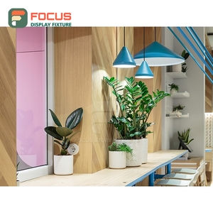 เคาน์เตอร์บริการร้านกาแฟสมัยใหม่ ชั้นวางกระจกโชว์สินค้า ฝาปิดแก้ว โซนเครื่องปรุง เคาน์เตอร์บริการหน้าร้าน - Product Image 5