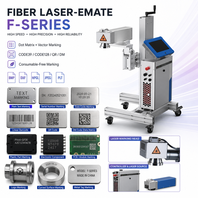 30W Fiber Laser Marking Machines Fiber Laser Marking Machine for Metal Stainless Steel Engraver