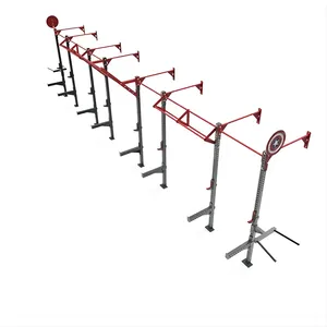 健身房健身器材多功能贴合壁挂式交叉钻机架动力下蹲架