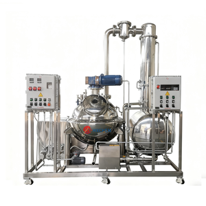 Distillateur sphérique sous vide en acier inoxydable bibo pour la récupération d'alcool, distillation d'éthanol, engrenage de moteur de revêtement, 100L, chimique - Product Image 1