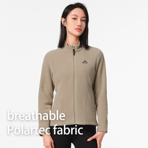 PELLIOT-Vêtements de sport de plein air brodés d'<span class=keywords><strong>hiver</strong></span> pour femmes, <span class=keywords><strong>veste</strong></span> polaire polaire respirante et chaude pour la <span class=keywords><strong>randonnée</strong></span> - Product Image 5