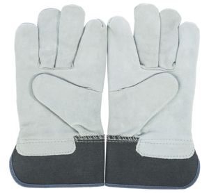 Guanti da Lavoro in Pelle Bovina di Alta Qualità, Anti-Impatto e Anti-Calore, Lunghezza 26cm, per Mani, Produttore ed Esportatore - Product Image 3