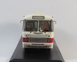 Custom Made Groothandel Gegoten Speelgoed Reizen Bus 1/43 Schaal Model Souvenir