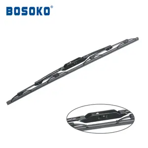 BOSOKO V60 Universal Wischer blatt Großhandel Stahl Gummi Flex Standard Rohr rahmen Wischer blatt