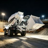 Equipo Hidráulico de Alto Rendimiento para Construcción en Zonas Rurales, Camión Mezclador de Concreto Autocargable de 3m³