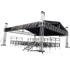 เวทีอลูมิเนียมคุณภาพสูงแบบพกพา สีดำ สำหรับงานกลางแจ้ง - Product Image 1