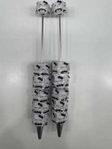 Nouveauté 2026 : Stylo à bille DIY avec breloque <span class=keywords><strong>chat</strong></span> mignon, strass et paillettes colorées <span class=keywords><strong>pour</strong></span> la création de bijoux - Product Image 5