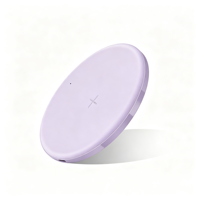 Chargeur sans fil rapide 15W avec entrée Type-C, personnalisable (logo OEM/ODM), compatible CE FCC ROHS - pour smartphones et montres connectées