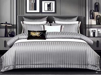 Ensemble de housse de couette 4 pièces de couleur unie, coton de haute qualité, housse de couette douce avec ensemble de draps