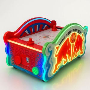 Table de hockey sur air pas chère pour garçon de sept ans, mini-jeu de sport d'intérieur avec armoire arrondie sécurisée, fournisseur en gros - Product Image 1