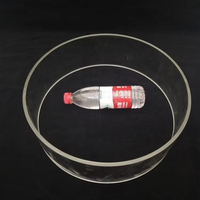 Tube en verre borosilicate transparent, résistant aux hautes températures, à parois épaisses, creux, pour la fabrication d'objets en verre, fabricant Chine