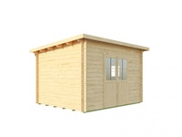 Kit de maison en bois de petite maison en bois de salle de jardin extérieure populaire