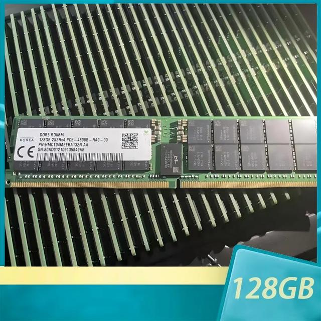 128GB DDR5 4800MHz Registered ECC RDIMM 2Rx8 RAM Memory Module for Server in Stock
