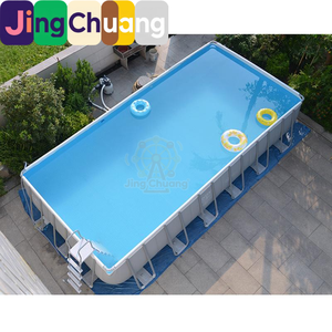 Piscine hors sol rectangulaire JingChuang26790 avec structure tubulaire pour <span class=keywords><strong>camping</strong></span> extérieur, piscine, bassin à poissons - Product Image 2