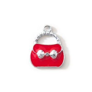 Mode vente chaude bricolage nouvel alliage galvanoplastie goutte à goutte accessoires Spot sac dessin animé bijoux Bracelet pendentif porte-clés pendentif - Product Image 6