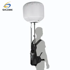 Zaino portatile led balloon tower light alimentato a batteria