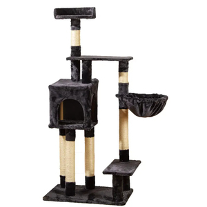 2024 New Eco-Friendly Wood & Sisal <b>Cat</b> Tree Toy House with Climbing and <b>Scratching</b> Features <b>for</b> <b>Cats</b> - Product Image 4