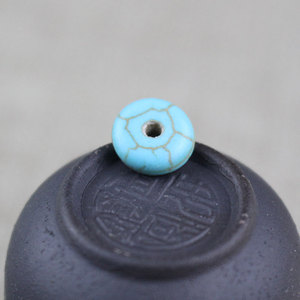 Blue Turquoise <b>Spacer</b> Beads 2x6mm And 3x8mm For Buddhist Prayer Beads Jewelry Accessories - Product Image 2