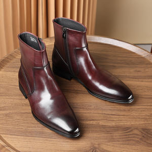 Chaussures Oxford en cuir véritable de haute qualité pour hommes, style britannique, respirantes, à lacets, bout fermé, tendance, pour affaires et occasions formelles - Product Image 2