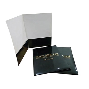 แฟ้มเอกสารพิมพ์ลายแบบกำหนดเอง เคลือบเงา ขนาด A4 พร้อมช่องใส่เอกสาร - Product Image 1