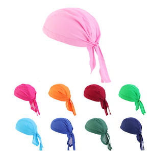 Pañuelos de Algodón Transpirables, Gorros de Calavera, Pañuelos para la Cabeza, Gorros de Motociclista, Pañuelos para la Cabeza, Bandanas para Unisex - Product Image 1