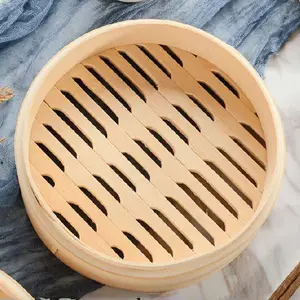Wholesale Of New Features bamboo thickening bamboo steamer 10cm for Cooking
