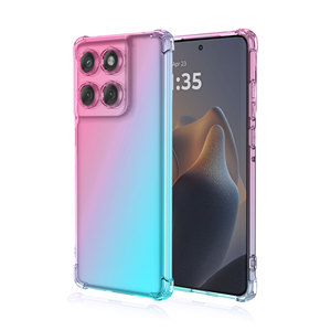 Funda para Teléfono Moto <span class=keywords><strong>Edge</strong></span> 60 Fusion Premium, Hecha a Mano, de TPU, Resistente a Impactos, con Diseño Transparente en Degradado - Product Image 2