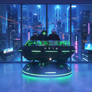 Consola <span class=keywords><strong>de</strong></span> Juegos <span class=keywords><strong>VR</strong></span> JiaYi JY-UFO06S para 5 Personas, Simulador <span class=keywords><strong>de</strong></span> Cine <span class=keywords><strong>VR</strong></span> 9D con Silla <span class=keywords><strong>de</strong></span> Acero <span class=keywords><strong>de</strong></span> 360 Grados para Interiores, Hogar y Centros Comerciales - Product Image 6