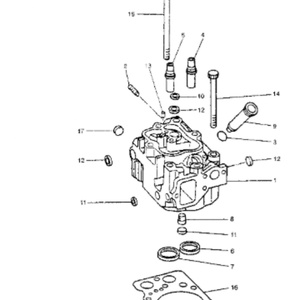 Tête de cylindre d'excavatrice R380LC9 R390LC9 RD340LC-7 R370LC-7 22100-83401, joint de culasse 22311-83802 pour moteur D6AC D6AC-C1 - Product Image 4