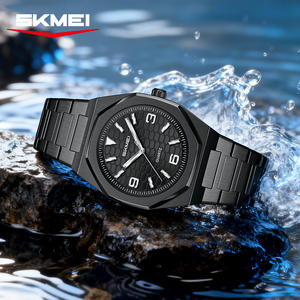 Reloj de pulsera de marca de moda de alta calidad, clásico, cuadrado, de acero inoxidable, OEM, ODM, con logotipo personalizado, resistente al agua, de cuarzo, para hombre. - Product Image 2