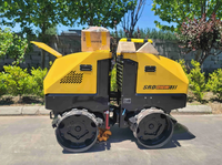 Mini Compacteur Vibratoire pour Sol et Asphalte 1,6 Tonne Rouleau Compresseur Routier Srd016W avec Télécommande à Vendre