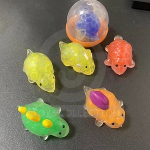 Juguetes blandos de dinosaurio transparentes con burbujas a granel, juguetes antiestrés suaves de TPR, juguetes surtidos para niños, recuerdos para fiestas infantiles, recompensas para el aula - Product Image 5