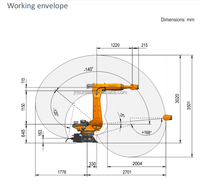 Robot à 7 axes SUNTEC Kuka, routeur CNC, sculpture sur bois 3D avec rails, table rotative, logiciel Sprutcam