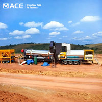 Centrale à asphalte mobile ACE Iap Super 60t/h avec moteur et pompe haute performance pour la construction de routes agricoles au Kenya