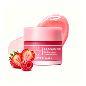 Crème pour les lèvres au miel, à la vitamine C rose, à l'huile de coco et à la menthe, blanchissante et éclaircissante, pour femmes, marque privée - Product Image 1