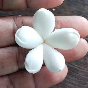 Fleur décorative en fil métallique, petite, douce, écologique, de type jasmin, personnalisée, 1,6 pouce, pour la maison, Noë<span class=keywords><strong>l</strong></span>, Nouvel An, remise de diplôme, Halloween - Product Image 3