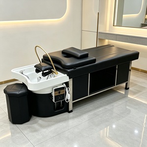 Système de spa capillaire japonais de luxe, lit professionnel pour le lavage des cheveux, lit de shampoing, lit de massage thaïlandais pour le lavage des cheveux - Product Image 3