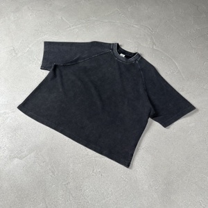 T-Shirt Sportiva <span class=keywords><strong>da</strong></span> <span class=keywords><strong>Uomo</strong></span> Premium 300g in Cotone 100% con Stampa a Rilievo, <span class=keywords><strong>Manica</strong></span> <span class=keywords><strong>Corta</strong></span>, Personalizzabile, Stile Streetwear Casual - Product Image 4