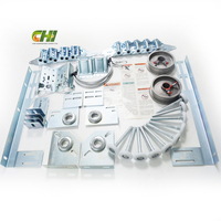 Kit de quincaillerie de porte de garage en acier zingué moderne et durable CHI, télécommande, portes de garage sectionnelles robustes, vente en gros
