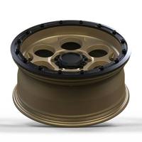 Jantes forgées de style Beadlock haute performance 22 pouces Bronze mat avec garantie de 5 ans pour F150 pour 1500 Hilux Bronco Pickup