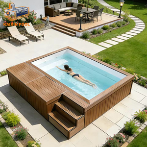 Luxury Cold Water Plunge Tub <b>Pool</b> Lounge Above Ground Fiberglass Mini Hot jacuzzi Spa Outdoor Swimming <b>Pools</b> and Accessories - Product Image 4