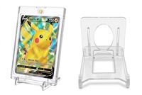 Support de Présentation Stéréoscopique Réglable pour Cartes – Présentoir en Acrylique Transparent pour Cartes TCG et Sportives, Idéal pour Slabs et Toploaders Gradés